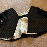 Wildfox  medium black crop top open back Photo 6