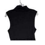 J.Crew NWT  Fitted Knit Mockneck Dress Poplin Skirt Black Size Medium Photo 5