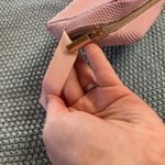 Mac Pale Pink Makeup Bag FY23 Holiday GWP w Gold Accents Zipper Closure Photo 4