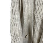 Banana Republic  Oversized Cable Knit Wool/Alpaca Blend Cardigan in Beige Size S Photo 2