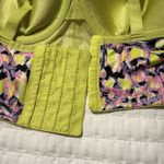 Cacique Colorful Yellow Purple Pink 38B Bra Lightly Lined Demi Longline Photo 4