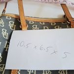 Dooney & Bourke Y2K Vintage Signature Canvas Small Barrel Bag Photo 11