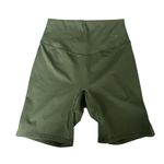Gymshark Ladies Olive 8” High Rise Bicycle Shorts Size Small Photo 2