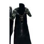 Chinese Laundry  Marvel Black Suede Ankle Boots Knit Sweater Cuff Womens 8.5 NEW Photo 4