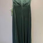 RenzRags Velvet Dress Size Small Gray Wrap Front Bridesmaid Prom Whimsical Goth Photo 4