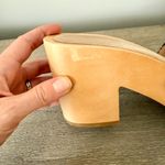 Veronica Beard  Hannalee Wood Platform Sandal in Multi Houndstooth- Size 8 Photo 9