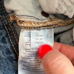 We The Free Free People  Straight Leg Distressed Hem Cropped Jeans Size 28 Photo 6