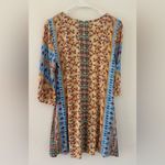 Soft Surroundings  Fifi Fit & Flare Embroidered Tunic Blouse 3/4 Bell Sleeves XS Photo 2