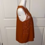 Chelsea28 Brown Babydoll Blouse Sleeveless. Small NWT Photo 2