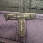 BCBGMAXAZRIA Purple Pencil Skirt Black Waistband Women's XXS Career Casual Photo 5