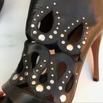 Alaia Azzedine women’s studded laser-cut cutout caged leather open-toe bootie 40 Photo 7