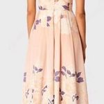 Eshakti  floral ombre crêpe banded empire waist plunge V maxi dress women’s /XL Photo 1