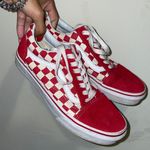 Vans Red Checkered Old Skool Low Top Photo 0