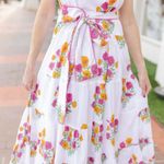 Victoria Dunn King Street Maxi Dress in Posies (NO belt tie) Size XL Photo 1