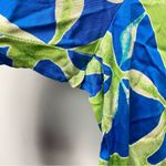 Haute Hippie FLAWED!!!  wide leg boho pull on pants size XL green blue palazzo Photo 4