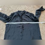 J.Crew Tie-Neck Black Top Size 22 Photo 9