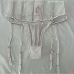 Victoria's Secret Victoria’s Secret Sheer Shine Waist-Cinching Garter Belt
And Thong Set Photo 1