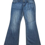 Y2K L.e.i Plus Size 17 Sophia Hipster Flare Jeans Western Denim Trendy 2000s Blue Photo 0