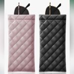 Pink Quilted Eyeglass Case Photo 3