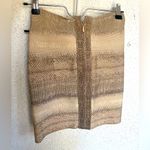 Herve Leger EUC  snakeskin bandage mini skirt small Photo 1