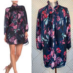 Yumi Kim  Astoria Mock Neck Dress in Rialto Floral Button Up Chic‎ Size XS Photo 1