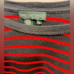 Ralph Lauren Lauren Jeans CO  Womens XL Navy Red Striped Boat neck top Photo 2