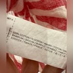 Mango  Red White‎ Stripe Peplum Sleeveless Top Size XXS Photo 3