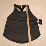 Under Armour UA Tech Vent Tank, Women's, Black/Gray, Size Large Twist Back Photo 5