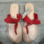 A New Day  Red Bow Sandals Photo 2