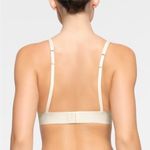 SKIMS  Cotton Rib Plunge Bralette in Bone Size S Photo 2