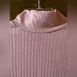 Dressed in Lala pink ribbed mockneck dress Size M Photo 4
