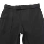 Theory NWT  Vent Demitria in Black Navy Double Knit Slit Flare Trouser Pants 4 Photo 5