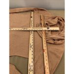 Soho  Womens Cowl Neck Peach Knit Sweater Sz Large Tunic Long Sleeve Pullover Photo 14