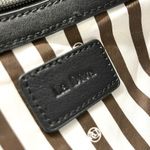 La Diva Crossbody Bag Purse Suede Leather Tasseled Boho Minimalist Grunge Gothic Black Photo 12