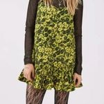 Urban Outfitters NEW  Camille Floral Mini Pleated Hem Slip Dress S Photo 0