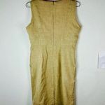 Shelby & Palmer Tan Sleeveless Sheath Dress Professional Work Size 6 Polyester Photo 5