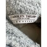 Carolyn Taylor Zip Up Jacket Wool Blend Gray Medium Photo 5