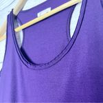Xhilaration Purple Sleeveless Racerback Tank Top with Necklace Loops Size Small Photo 2