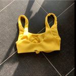 Hollister YELLOW BIKINI TOP XS Photo 4