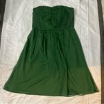 The Limited  Green Strapless Midi Dress 12 NEW  Xmas Prom Wedding Rush Fairycore Photo 2
