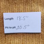 Band of Gypsies Band of the Free Mustard Ribbed Knit Pullover Size Small NWT Boxy Knit Top Photo 8