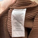 Vince  brown rib flared dress size medium Photo 3