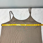 Sundance  Koko Cowl Neck Sweater Dress XL Chai Tan Photo 10