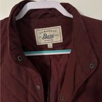 G.H. Bass & Co. Maroon Quilted Vest Red Size L Photo 1
