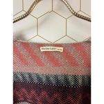 Marine layer  Red Aztec Southwestern Open Front Cardigan Sweater - Size - O/S Photo 3
