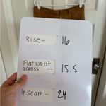 Free People Nightfall Vegan Suede Pant in Camel size 10 Photo 7