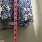 Tommy Hilfiger NWOT Hudson Paisley Sleeveless Midi Shirt Dress Linen Cotton Belted Buttoned New Photo 9