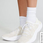 Sorel  Women's 7 Explorer Blitz Stride Lace Sneakers Cream Knit Mesh Athletic Gym Photo 0
