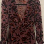 Anthropologie ASTR THE LABEL Vivian Burnout Floral Velvet Mini Dress Photo 1