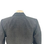 Dries Van Noten Black Geometric Print Woven Blazer Jacket Size 38 US 6 Photo 8